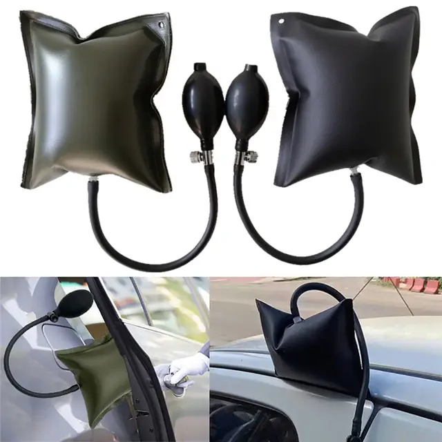 2pcs Air Pump Wedge Alignment Tool Car Inflatable Shim Auto Entry