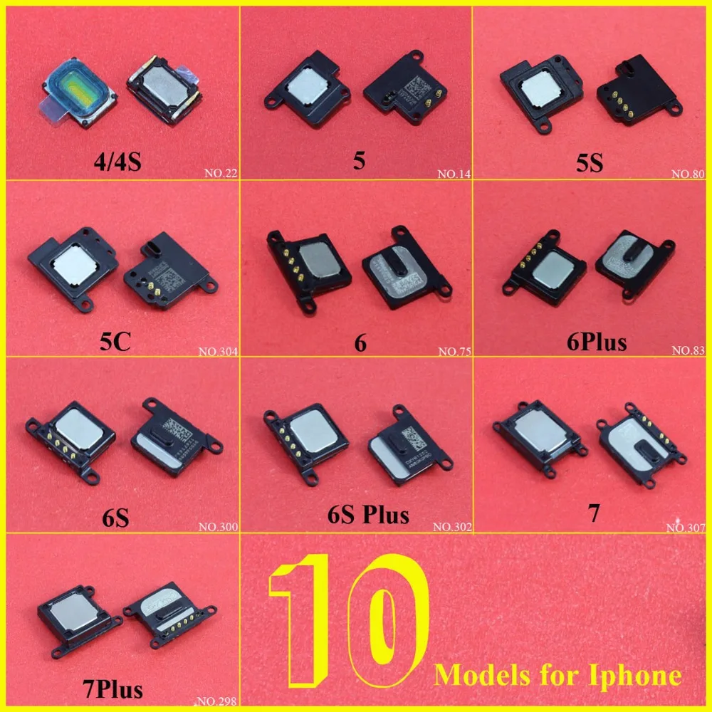 

Earpiece Ear Sound Speaker Buzzer Ringer Receiver Repair Replacement For iPhone 4 4G 4S 5 5S 5C 6 6Plus 6S 6Splus 7 7Plus