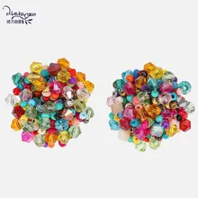 Dvacaman, цветные серьги-гвоздики с кристаллами и бусинами для женщин и девочек, корейские ювелирные изделия, бохо, этнические серьги ручной работы с бусинами, большие массивные серьги