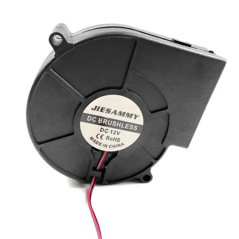 

High airflow 9733 Blower Fan 12v 24v 18W 4500RPM 49.58CFM 97 x 33mm TWO Ball Bearing 97mm BBQ Cooler Powerful Air Blower Fan