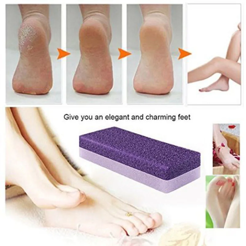Foot Pumice Stone Sponge Block Callus Remover for Feet Hands Beauty