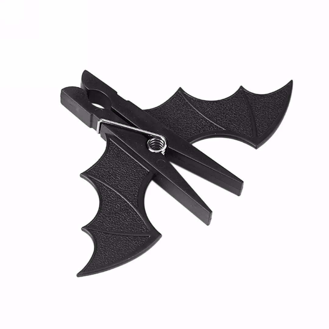 2pcs/pack Plastic Bat Clothes Pegs Clothespin Laundry Hangers Photo Paper Memo Note Clip Clamp for Home Decor