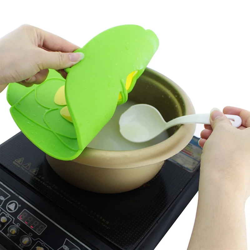 

Lid For The Pan Silicone Lid Spill Stopper Cover For Pot Kitchen Accessories Cooking Tools Flower Cookware Kitchen Gadgets