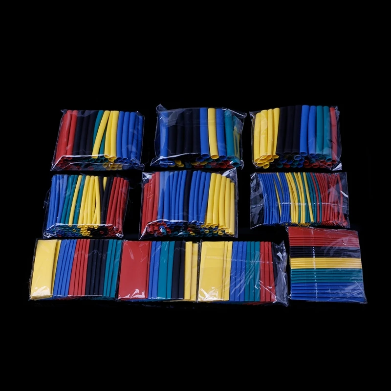 

520 Pcs Electrical Insulation Heat Shrink Tube Tubing Wrap Wire Assorted Kit 60mm