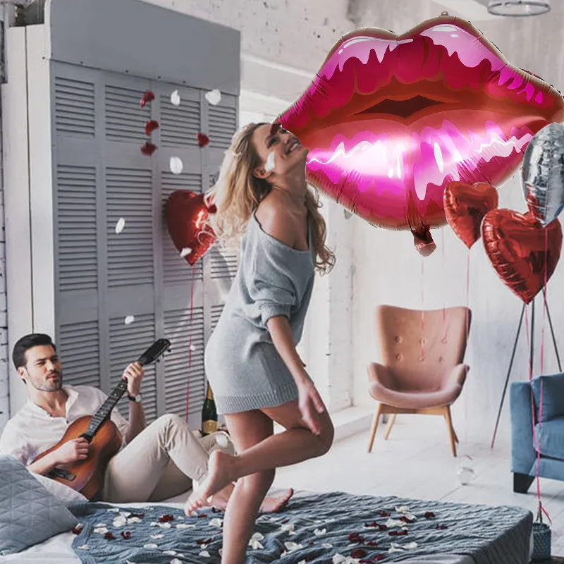 Chicinlife 1 шт. 45*65 см шар из фольги в виде губ Свадебная вечеринка свадебный душ
