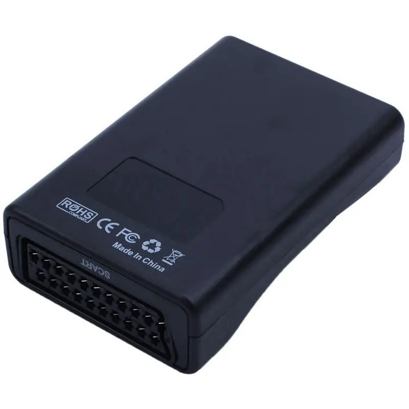 FULL-HDMI к SCART адаптер 1080p видео аудио конвертер скейлер смартфон STB DVD
