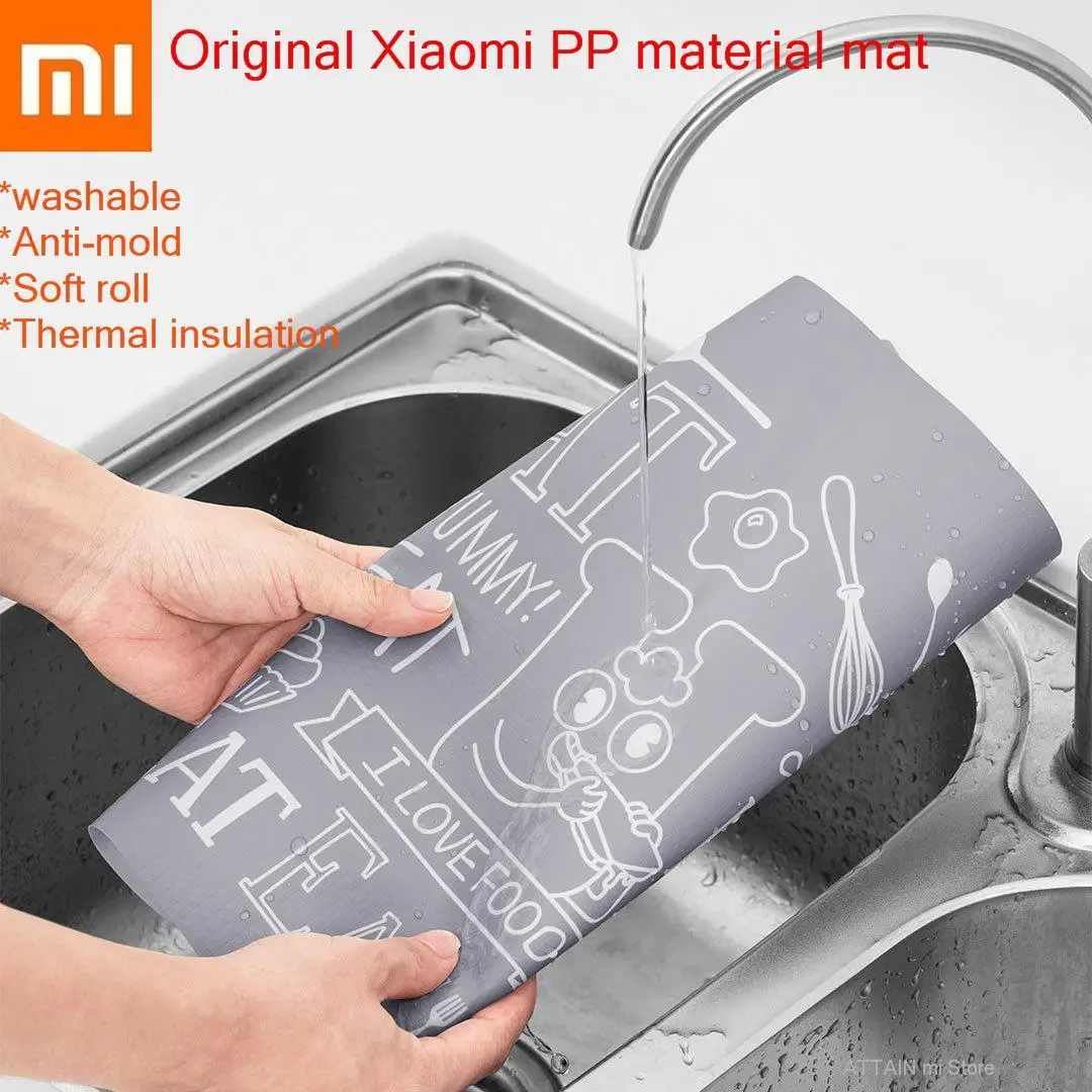 xiaomi mijia PP коврик теплоизоляция анти-скользящий мягкий можно закатать легко чистить 2 цвета xiomi умный дом