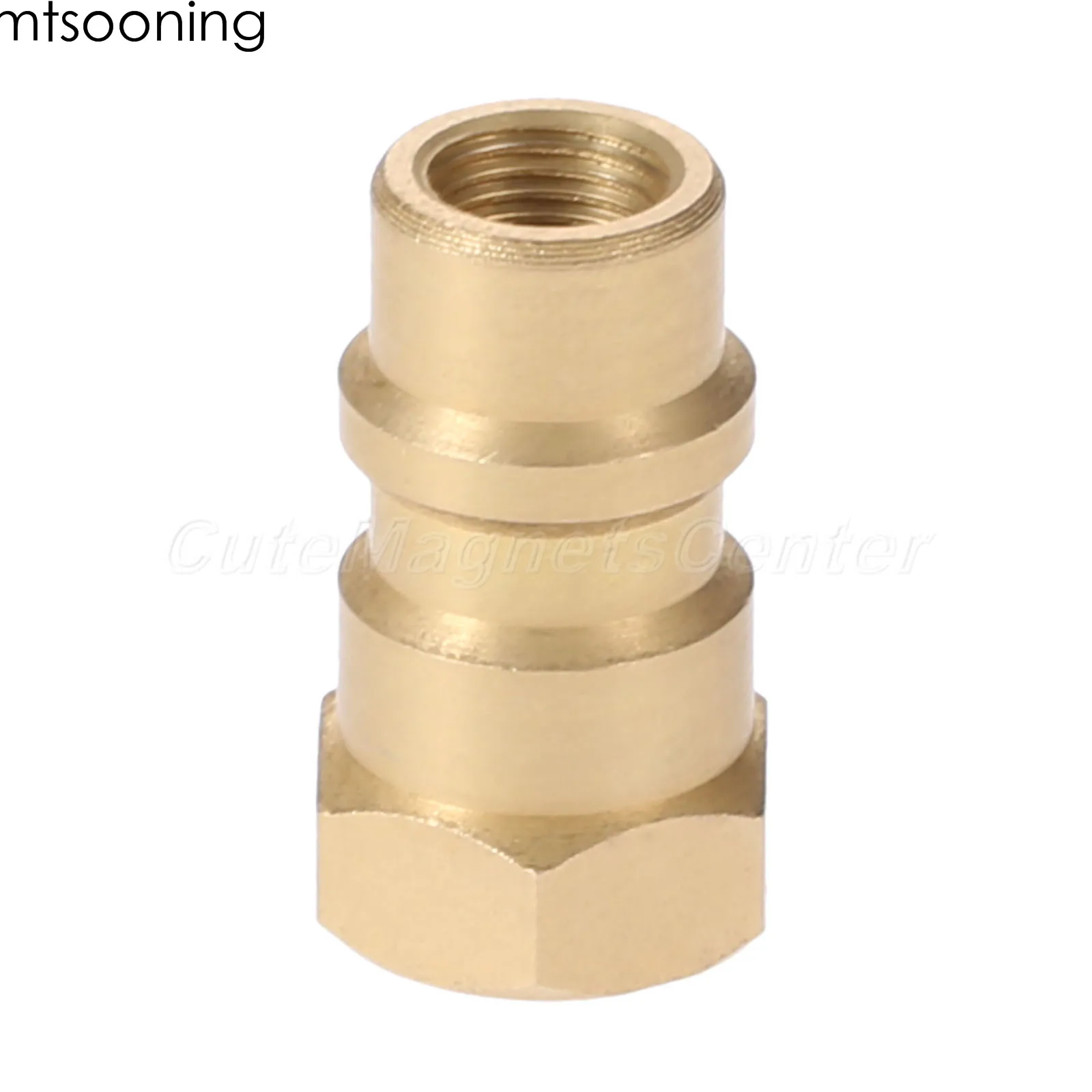 

mtsooning Car R12 R22 R502 Screw to R134A Conversion Adapter Valve 1/4" SAE to 8v1 Thread Air Conditioning
