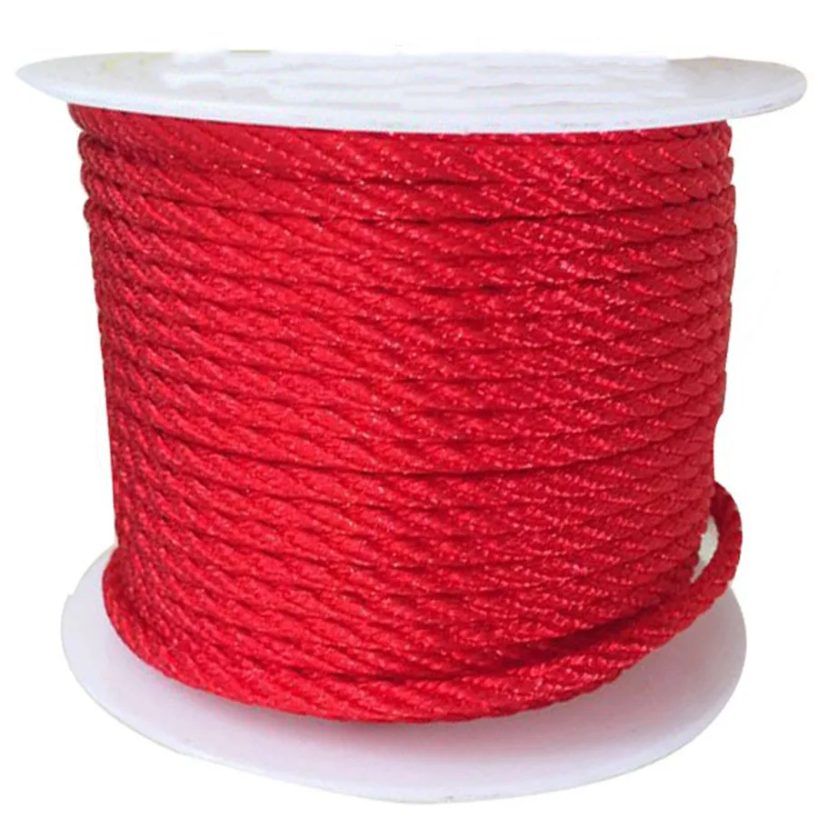 Buy 3mm Red Twist Twine Thread Nylon Cord 30m/Roll DIY
