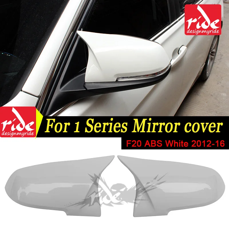 

Replacement M-Style High-quality ABS Pure White Rear View Mirror Cover For BMW 1-Series F20 116d 118i 120i 125i 128i 135 2012-16