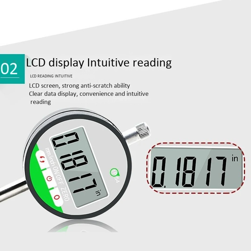 Ip54 маслостойкий цифровой микрометр 0,001 мм Электронный микрометр метрический/дюйм 0-12,7 мм/0,5 дюйма точный циферблат индикатор