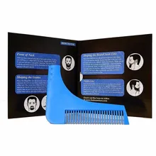 50 шт. борода Bro борода формирование инструмент человек джентльмен борода отделкой шаблон волос сократить литье отделкой шаблон борода Инструменты моделирования