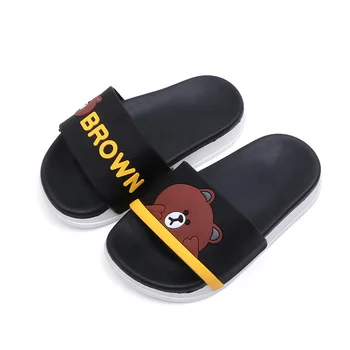 

Summer children's slippers indoor home boys and girls big children's baby baby slippers soft bottom non-slip bath