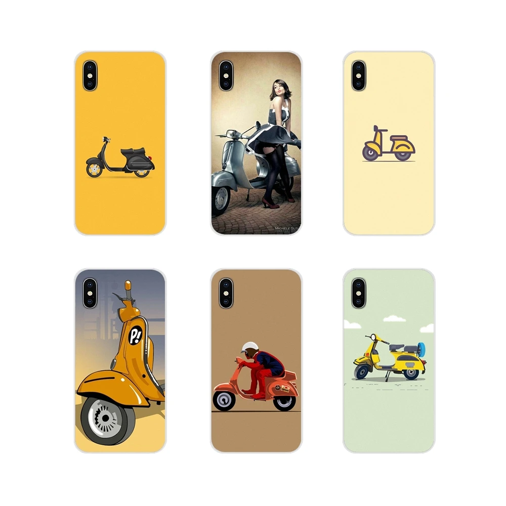 

For Xiaomi Mi6 A1 5X 6X Redmi Note 5 5A 4X 4A 4 3 Plus Pro pocophone F1 Vespa Scooter Accessories Phone Cases Covers