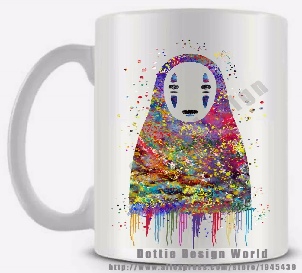 No face spirited away Ceramic coffee tea milk mug cup funny novelty