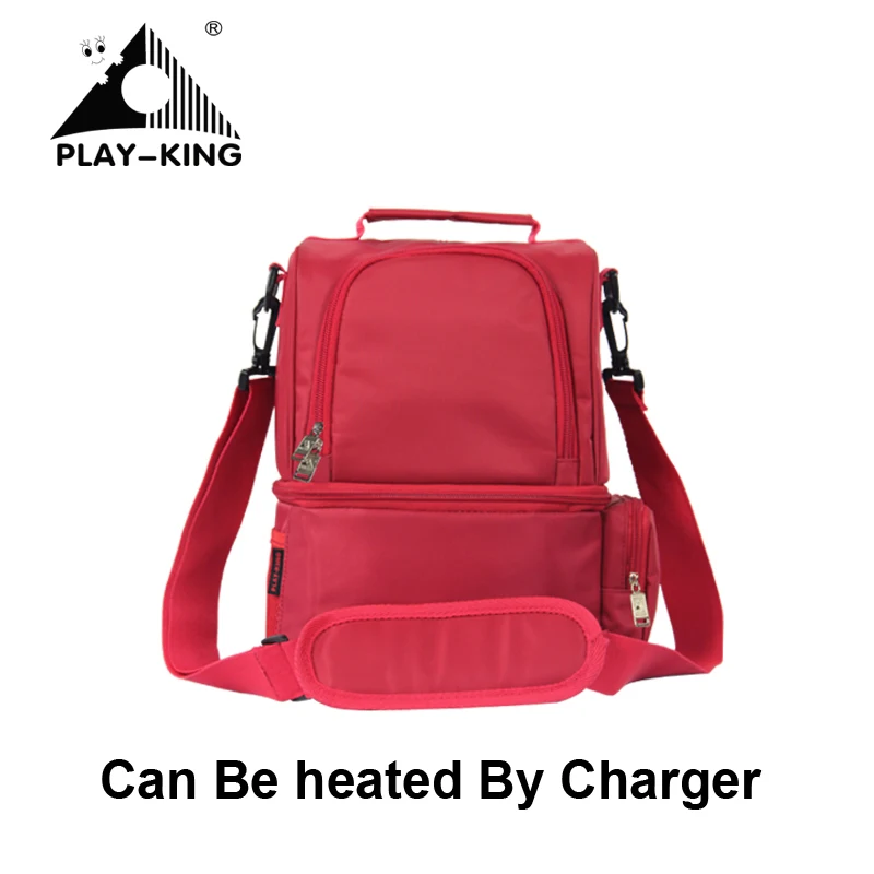 

PLAYKING Portable Insulated Lunch Bag Marternity Bag Thermal Lunch Box Kids Cooler Picnic Bag Women Heating Food Bottle Warmer