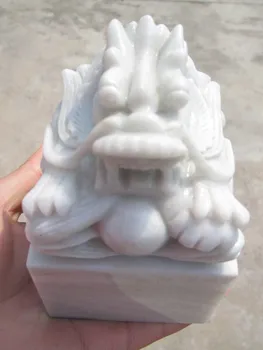 

946g Natural quartzite jade carving decree to heal