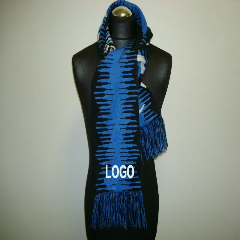 

2019 Fans Scarf Knit Embroidery Printing Craft Custom Shawl Football Basketball Fans Club Cheering Scarf Manufacturers Wholesale