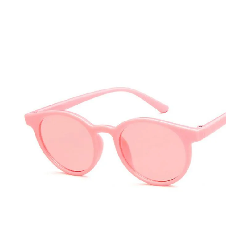 Детские солнцезащитные очки для девочек брендовые солнцезащитные очки "кошачий глаз", детские очки для мальчиков и UV400 объектив Детские солнцезащитные очки Симпатичные очки оттенки очки - Цвет линз: pink frame pink