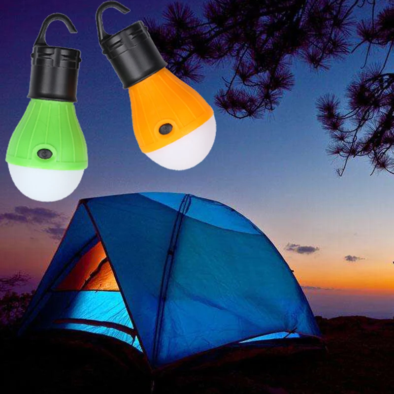 2 Colour Hanging 3 LED Camping Lantern Outdoor Soft Light LED Camp