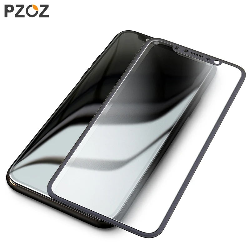 PZOZ für apple iphone x gehärtetem glas voll abdeckung 5D rand iphone x film für iphone 10 screen p