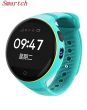 Smartch s668 дети умные часы ip54 Водонепроницаемый круглый Экран GPS SOS наручные Удаленный видоискатель для детей Поддержка sim-карты pk