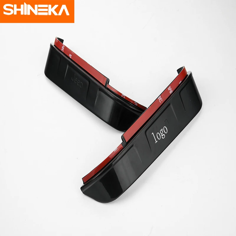 Автомобильные наклейки SHINEKA для Jeep Grand Cherokee 2011 2016 дюйма защита от дождя на зеркало