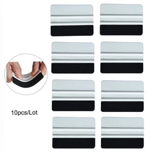 EHDIS 100 шт. виниловая пленка из углеродного волокна, скребок из войлочной ткани, набор автомобильного инструмента, оконный оттенок, пластиковое покрытие, инструмент для уборки дома