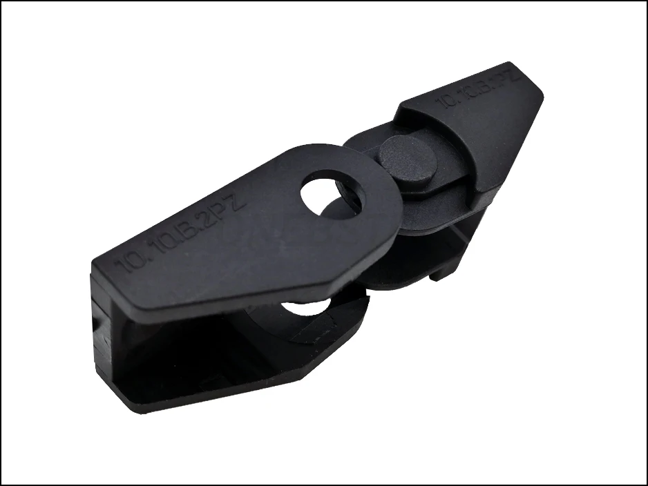 JFLO One Pair of 10x10 Towline Drag Chain Joints Bridge non opening end Connectors Plastic Cable Wire Carrier 5