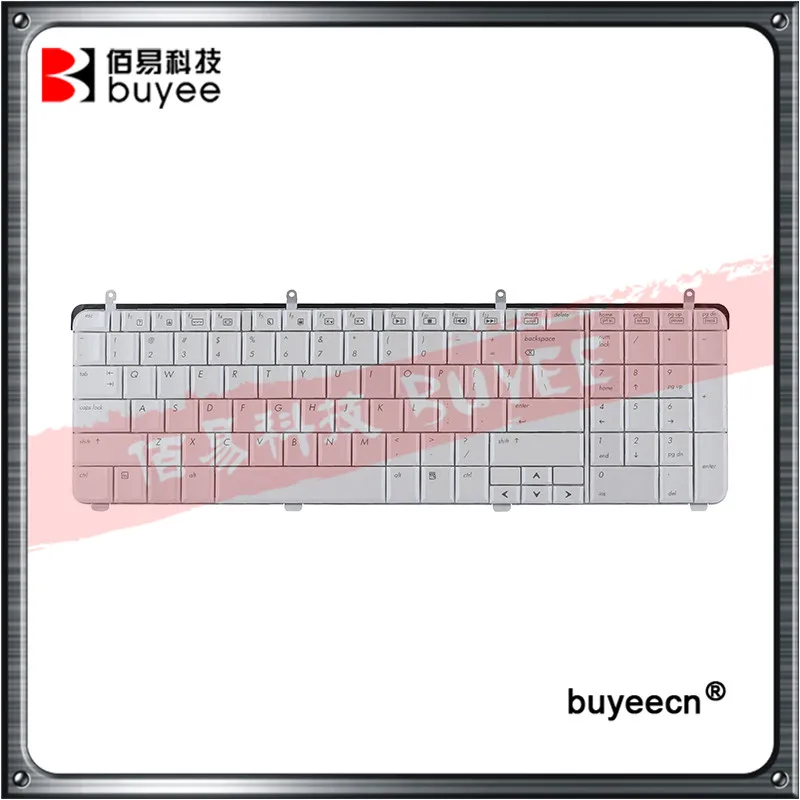 大花白色 for HP Pavilion DV7 DV7-200 DV7-300 US 键盘 (3)