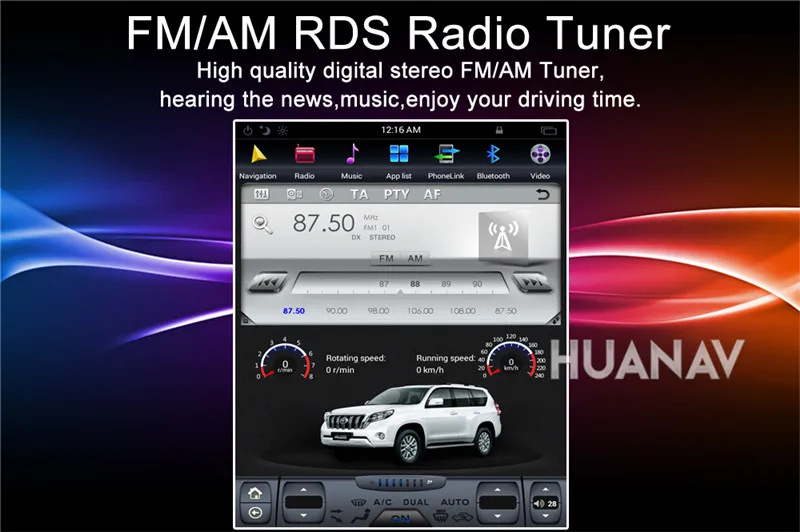 Top Tesla style Android Car GPS Navigation Car NO DVD Player For Toyota Land Cruiser 200 2016 2017 2018 car stereo unit multimedia 23