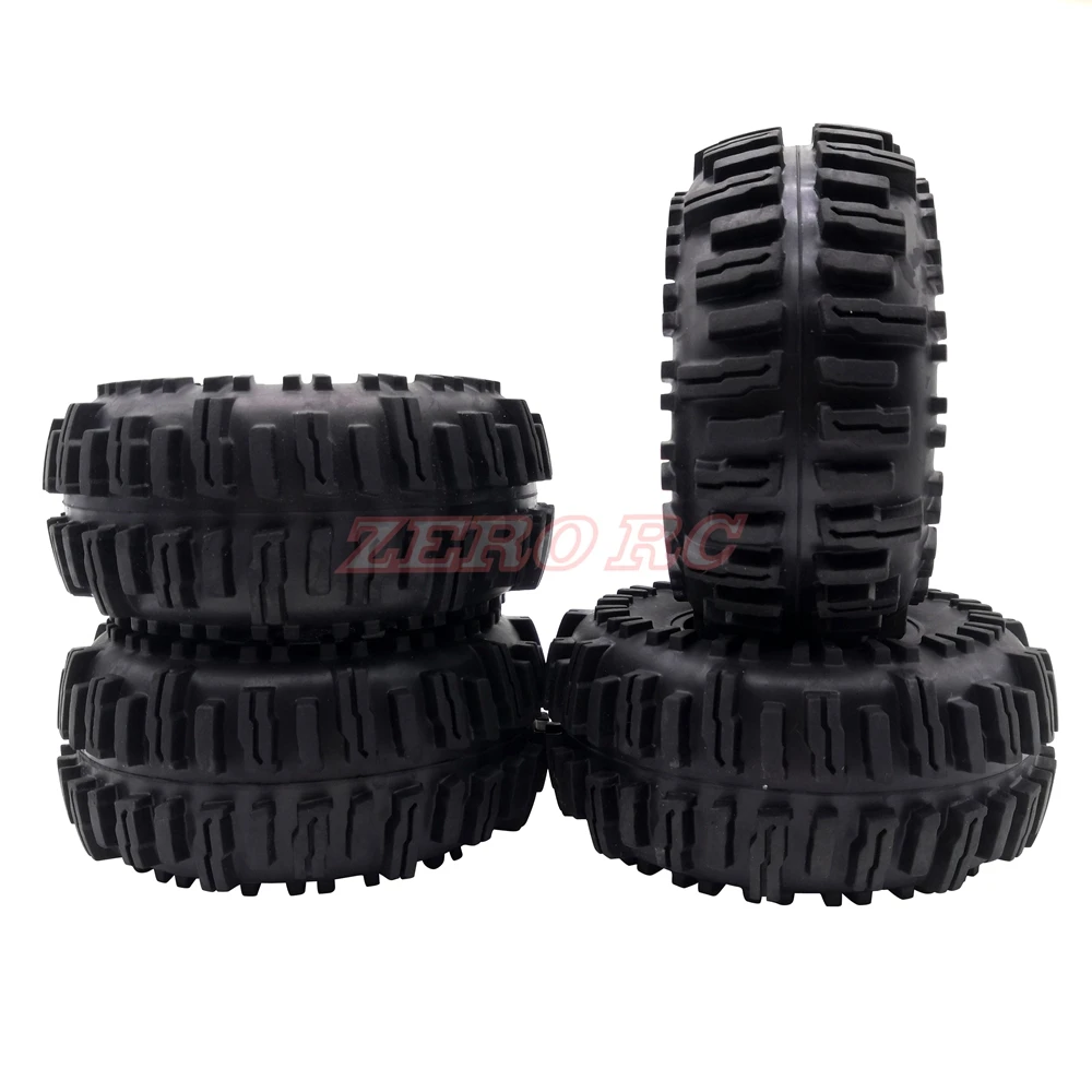

4PCS ROCK CRAWLER 2.2" TIRES SOFT 128mm TYRE WITH FOAMS FOR AXIAL WRAITH SCX10 Jeep Wrangler TRX-4 2.2 WHEEL