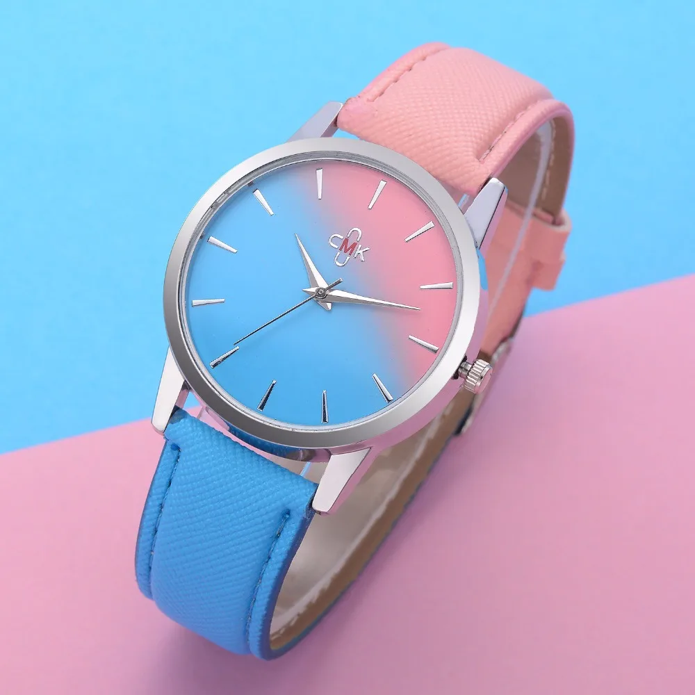 

Fashion Casual Women Watches Leather Strap Silver Dial Vintage Style Luxury Simple Quartz Wristwatch Relogio LS859