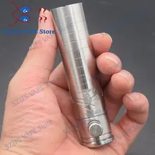 Mod mecânico kit cigarro eletrônico mech mod 18650 bateria latão 32.5/23mm 316ss vapor vaporizador vape vs sxk sob mod kit