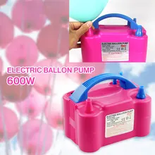 Насос для воздушных шаров Электрический насос для шаров электрический 600 Вт розовый пластиковый воздушный вентилятор надувной воздушный шар прочный внутренний