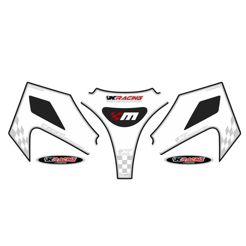 

Front Fairing Motor Number Board 3D Gel Protector for KAWASAKI ZX6R Ninja J Series 2000 - 2002