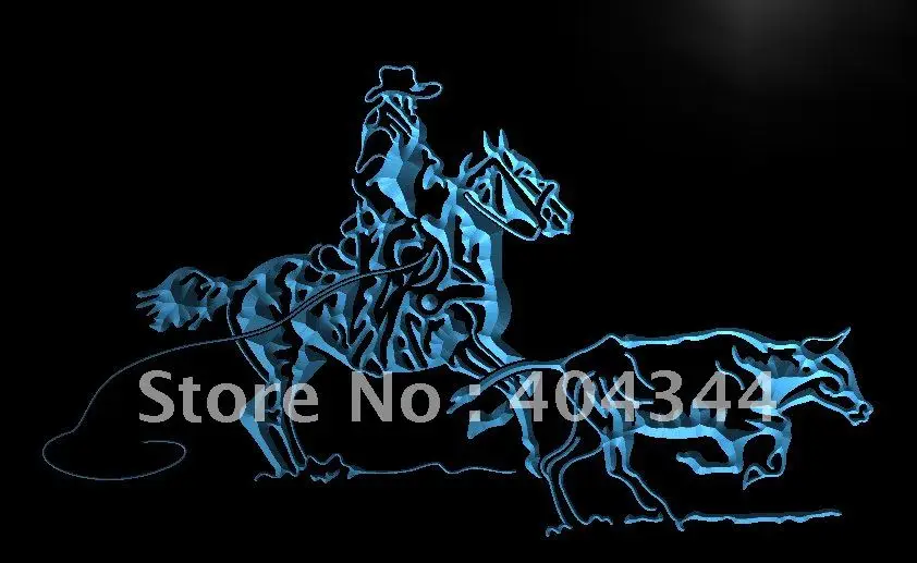 

LB736- Cowboys Cow Western Bar Pub LED Neon Light Sign