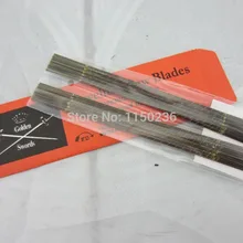 Ювелирный инструмент пилы для ювелирных изделий двойной меч пилы s, Золотое режущее лезвие для лучковой пилы, размер 6/0, 144 шт./пакет