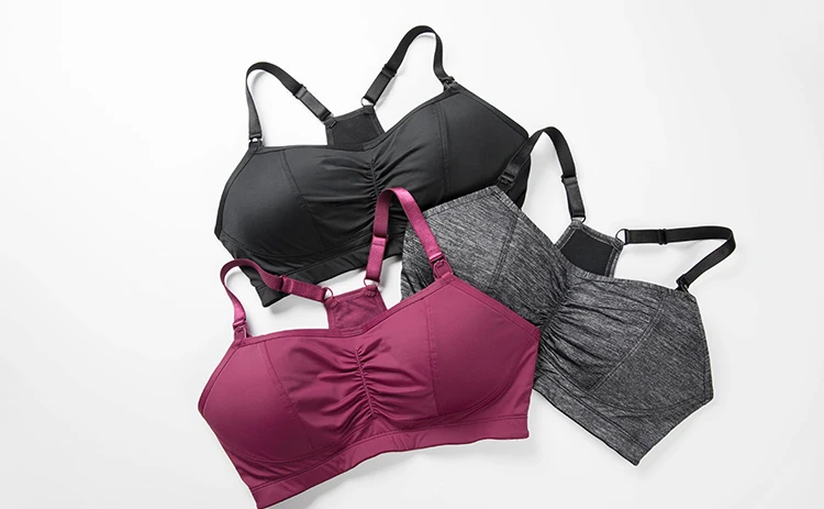 Sutiã de Enfermagem Gratlin Feminino Livre Copo Cheio Esportes Maternidade Racerback Fio 9 High Quality Mamãe e Bebê