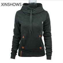 Sailor Moon New Arrival Rushed O-neck Letter Casual 2016 Women Hoodie Sweatshirts Self-tie Pockets Pullover Hooded Loose Tops