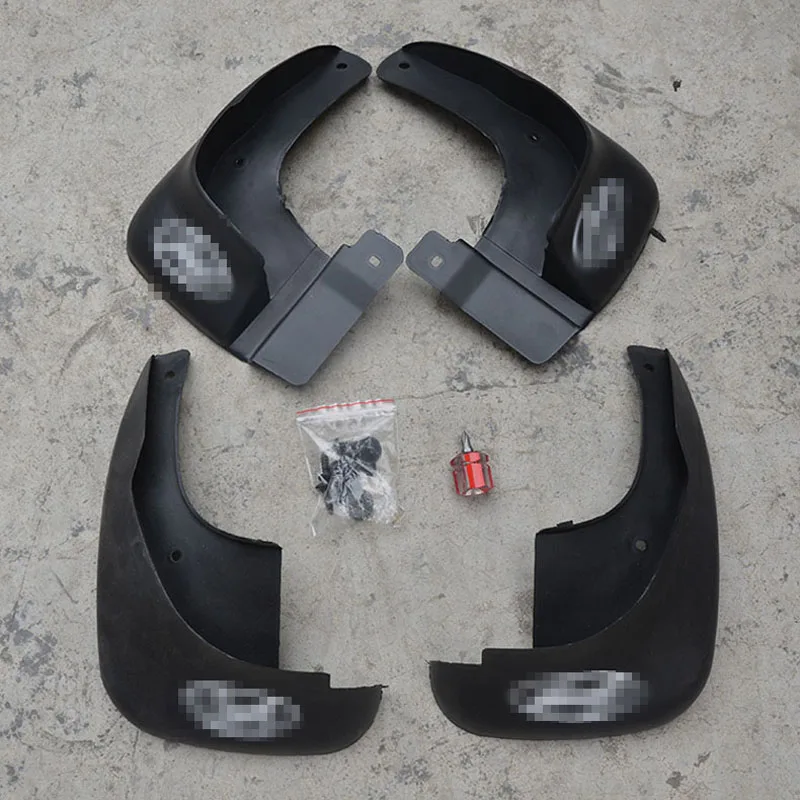 

Free Shipping High Quality ABS Plastics Automobile Fender Mudguards Mud Flaps For 2007-2010 Hyundai Elantra