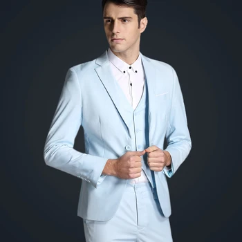 

2020 new arrival men terno masculino Slim Custom Fit Tuxedo casual business suits three-piece mens suits with pants waistcoat