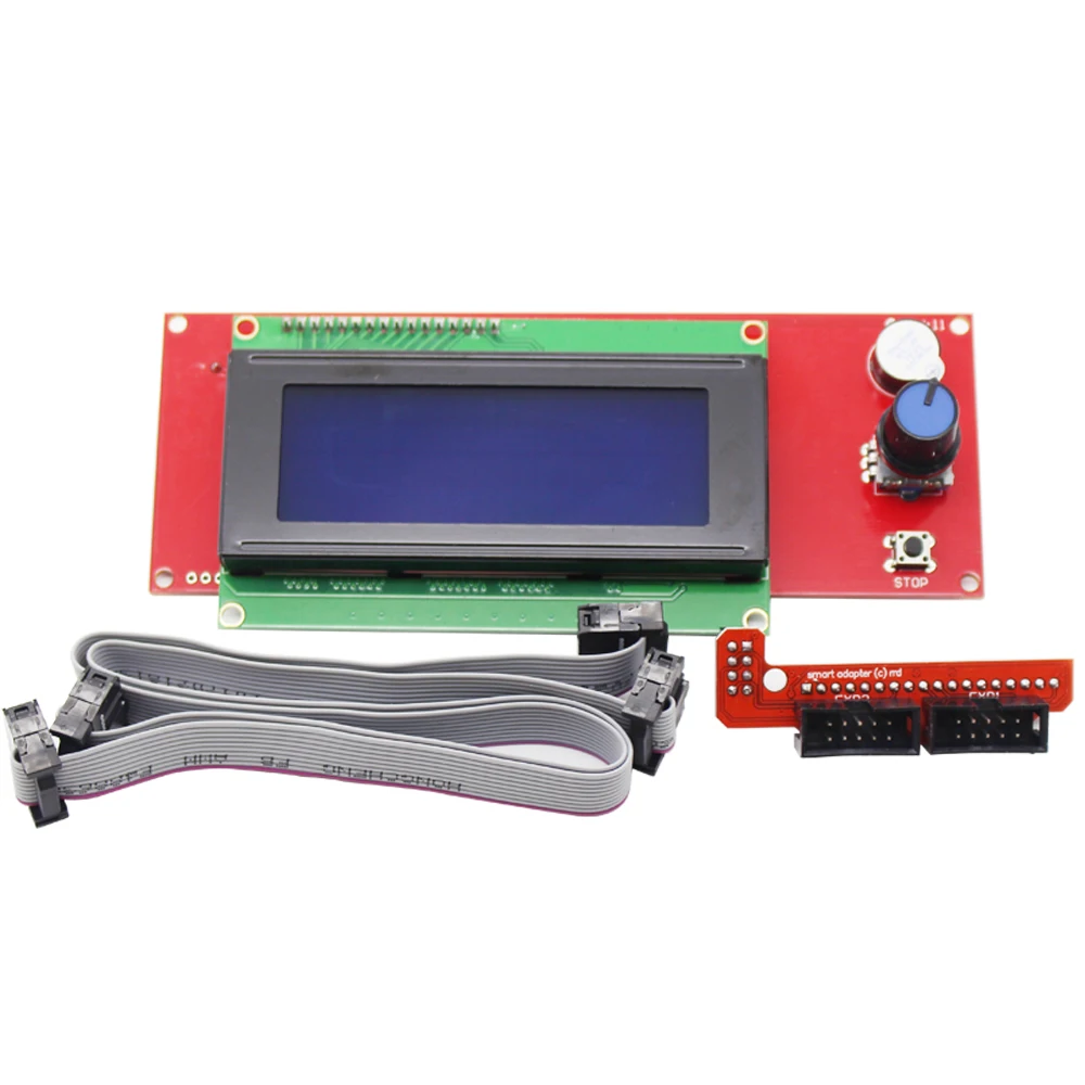 

Ramps 1.4 2004 LCD Control with Smart Adapter Controller Board 3D Printers Parts Cable Accessories Ramps1.4 Motherboard Part