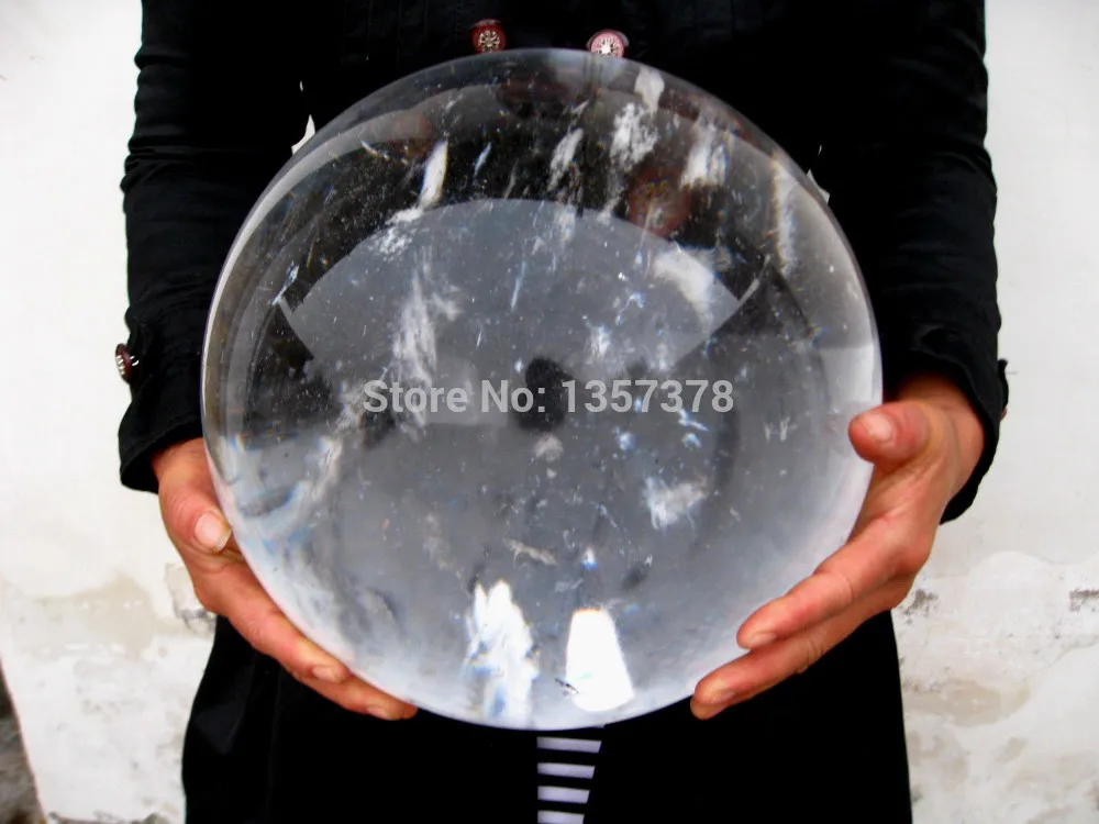 

huij 0098 HUGE CLEAR SMELT QUARTZ crystal sphere ball