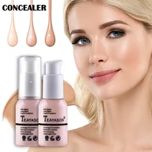 BB Cream Concealer Liquid Foundation Moisturizing Waterproof Long Lasting JIU55