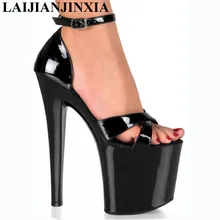 Laijianjinxia/ Лидер продаж Для женщин Босоножки на платформе полюс Танцы Обувь 8 обувь на 2,5-сантиметровом каблуке Обувь ночной клуб Обувь для танцев e-127