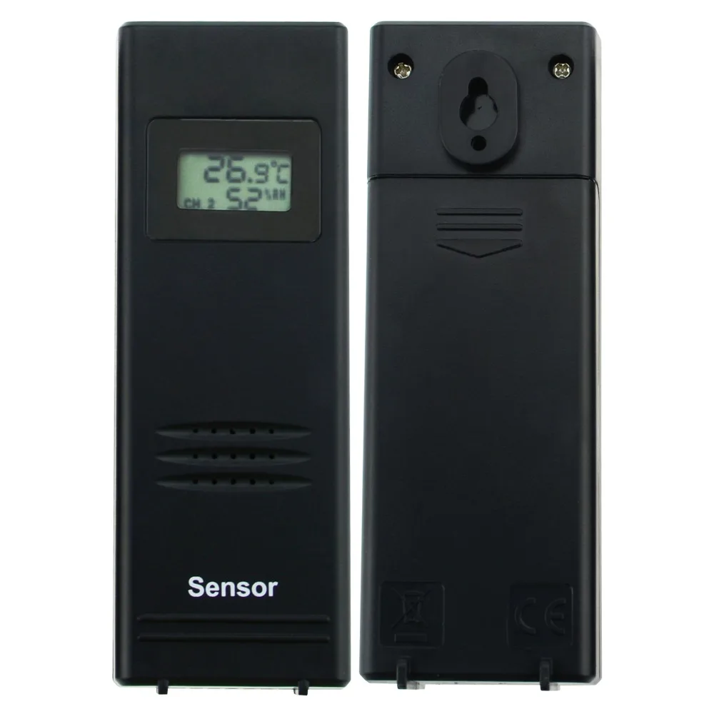  Weather Station + 3 Wireless Sensor DCF RCC Receiver With 5 Weather Forecast With Am/Pm Indicator a - 32869512653