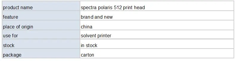spectra polaris 512 print head