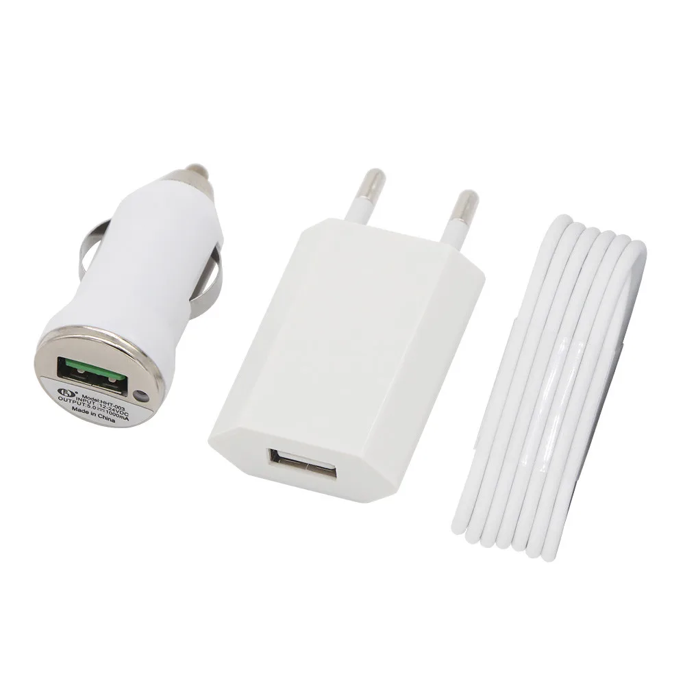 نوعية جيدة USB الحائط مهايئ شاحن + usb شاحن سيارة + 8pin usb شحن USB ل iphone X 5 5 ثانية 5c 6 6 ثانية 7 8 زائد SE