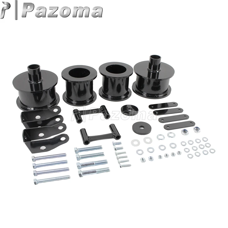 

Black Steel 3" Full Front Rear Lift Leveling Spacer Shock Extenders Kit for 2007-2016 JEEP WRANGLER JK